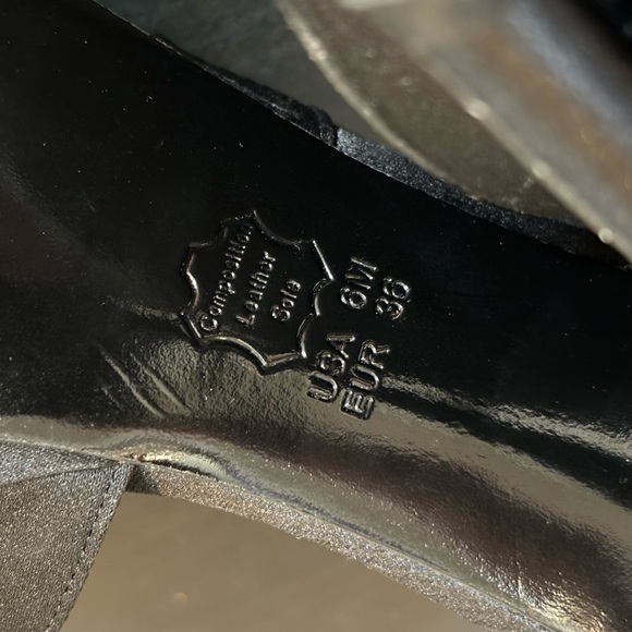 NINA 🖤 Satin Mabell Platform Heels - Picture 11 of 16